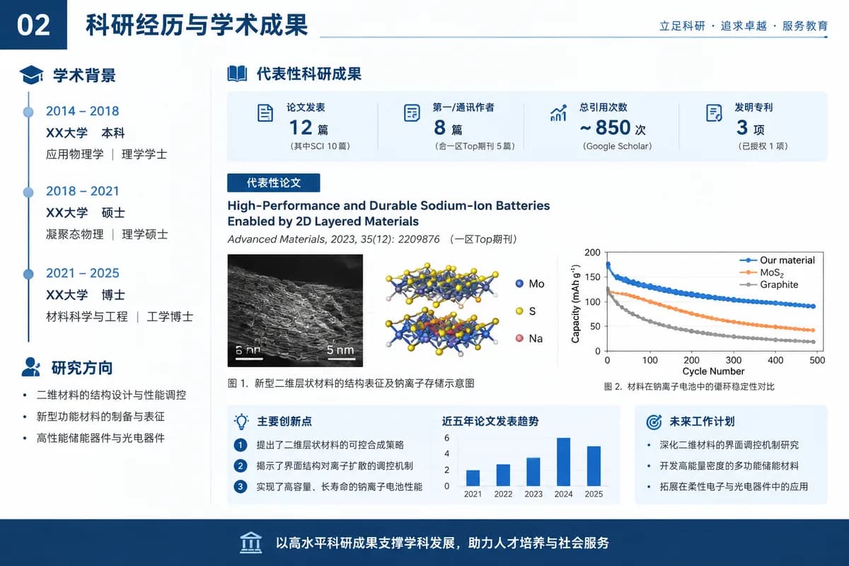 科研岗求职报告 PPT 示例页