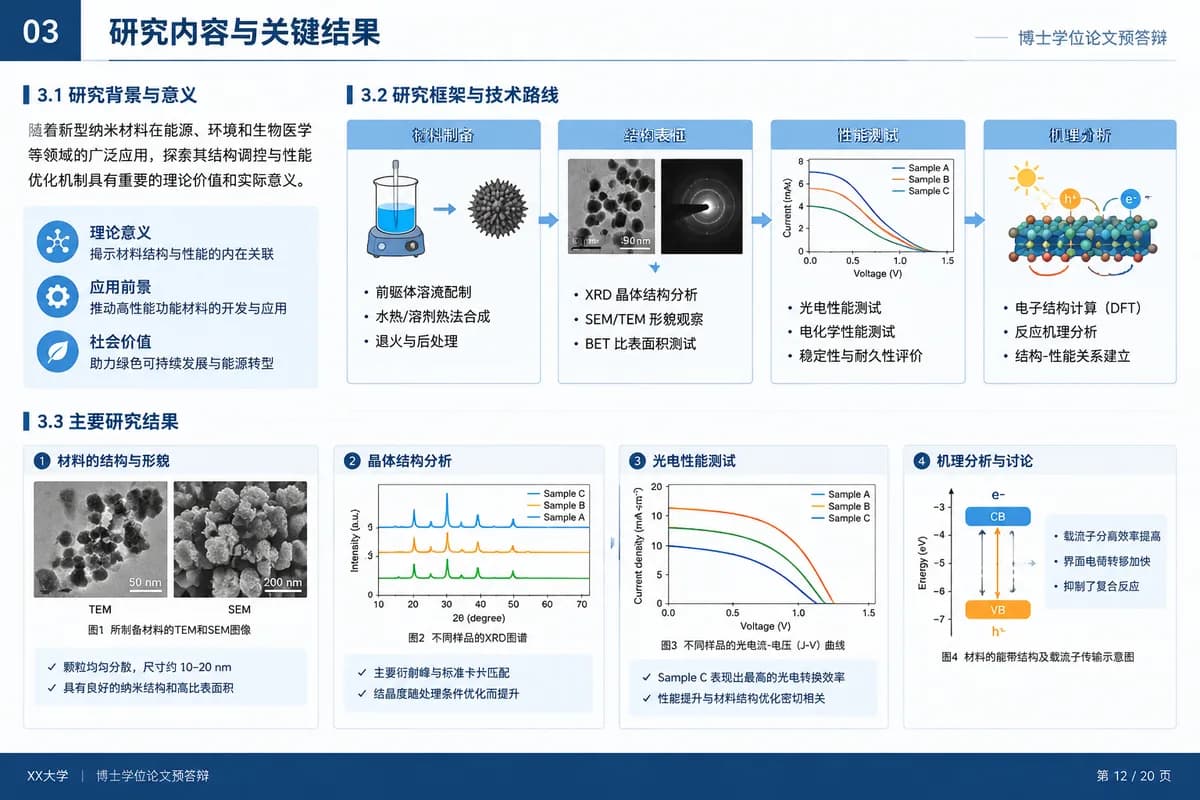 博士预答辩 PPT 示例页